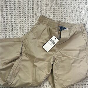 NWT Polo Ralph Lauren Khaki Elastic Waist Chino size 7